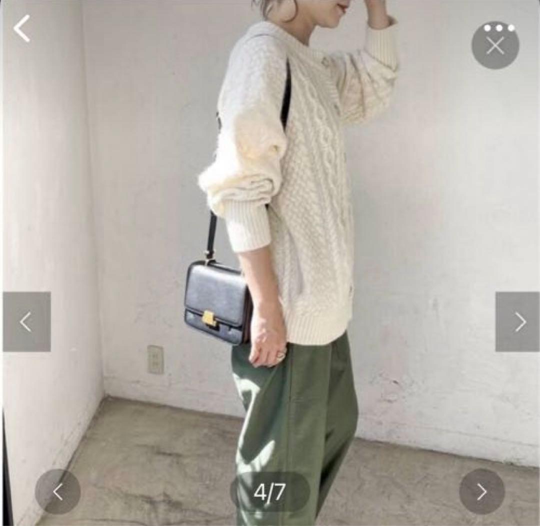 hm様　Spick&Span ハミルトンケーブルカーディガン