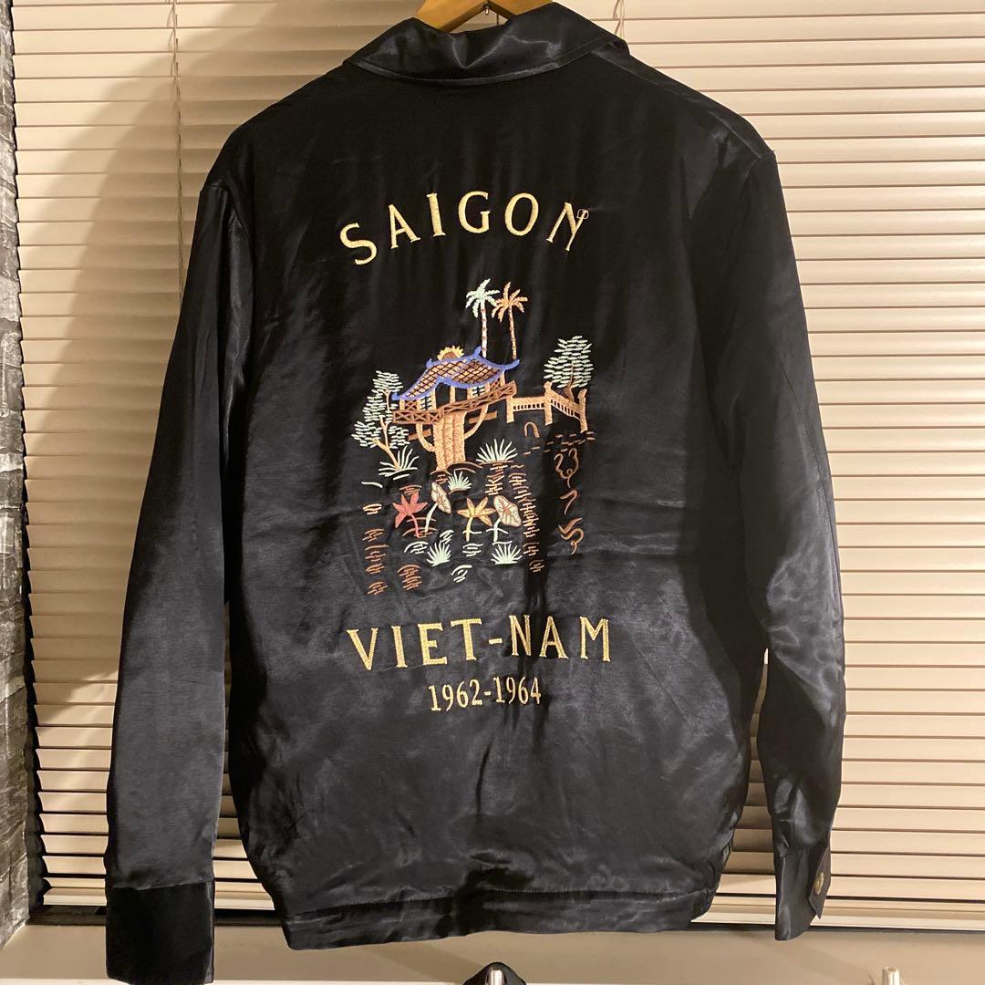 HOUSTON ベトジャンレーヨンスカジャンM