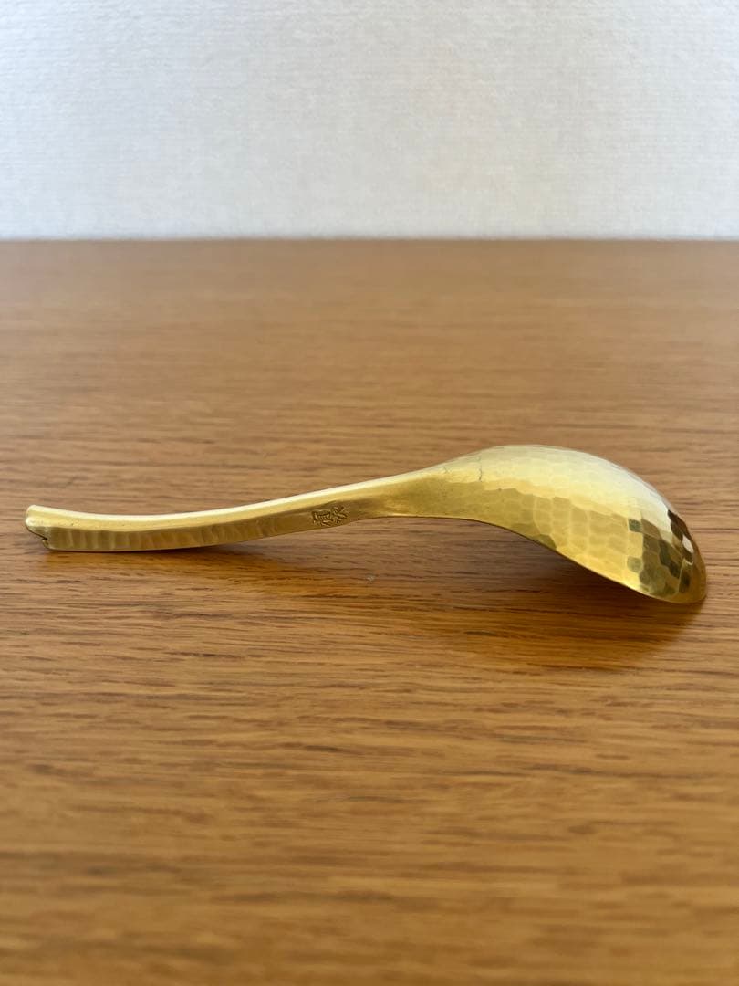 有次　真鍮　共柄チリレンゲ　4本セット