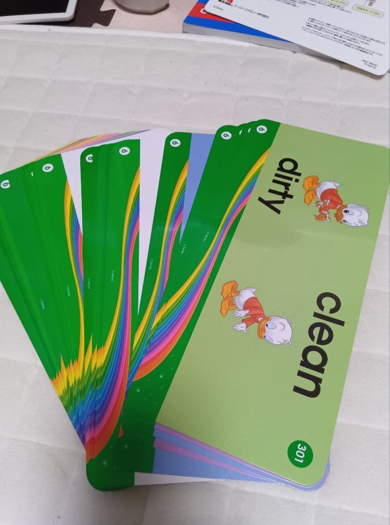 知育玩具 Disney World of English Talkalong Cards