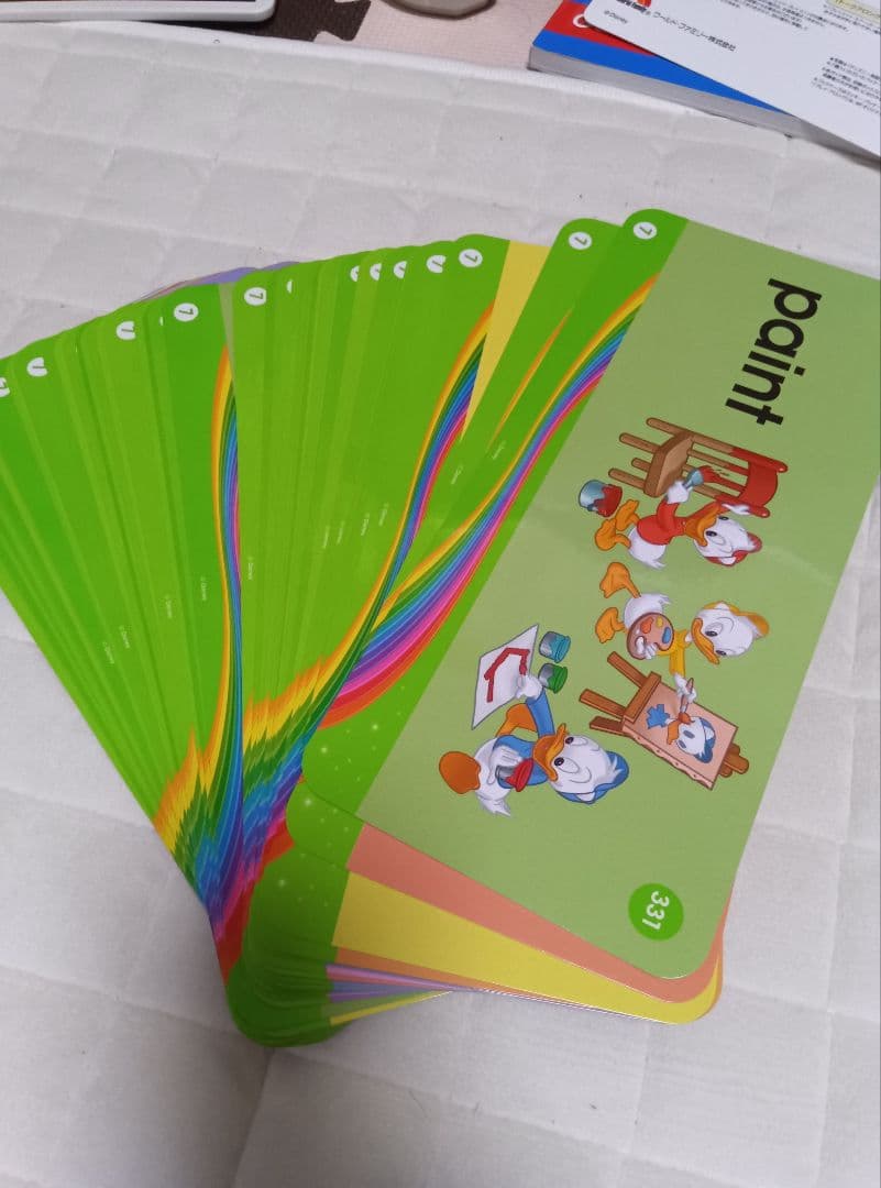 知育玩具 Disney World of English Talkalong Cards