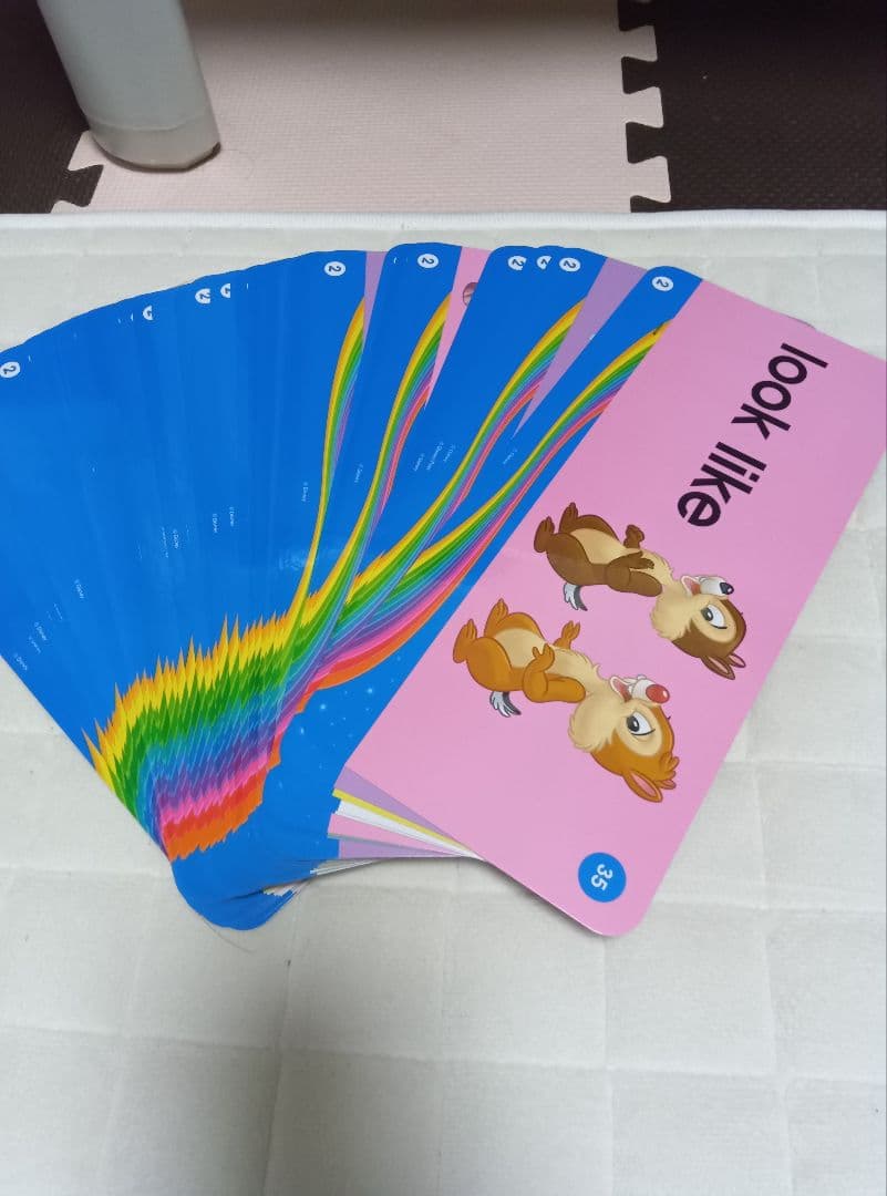 知育玩具 Disney World of English Talkalong Cards