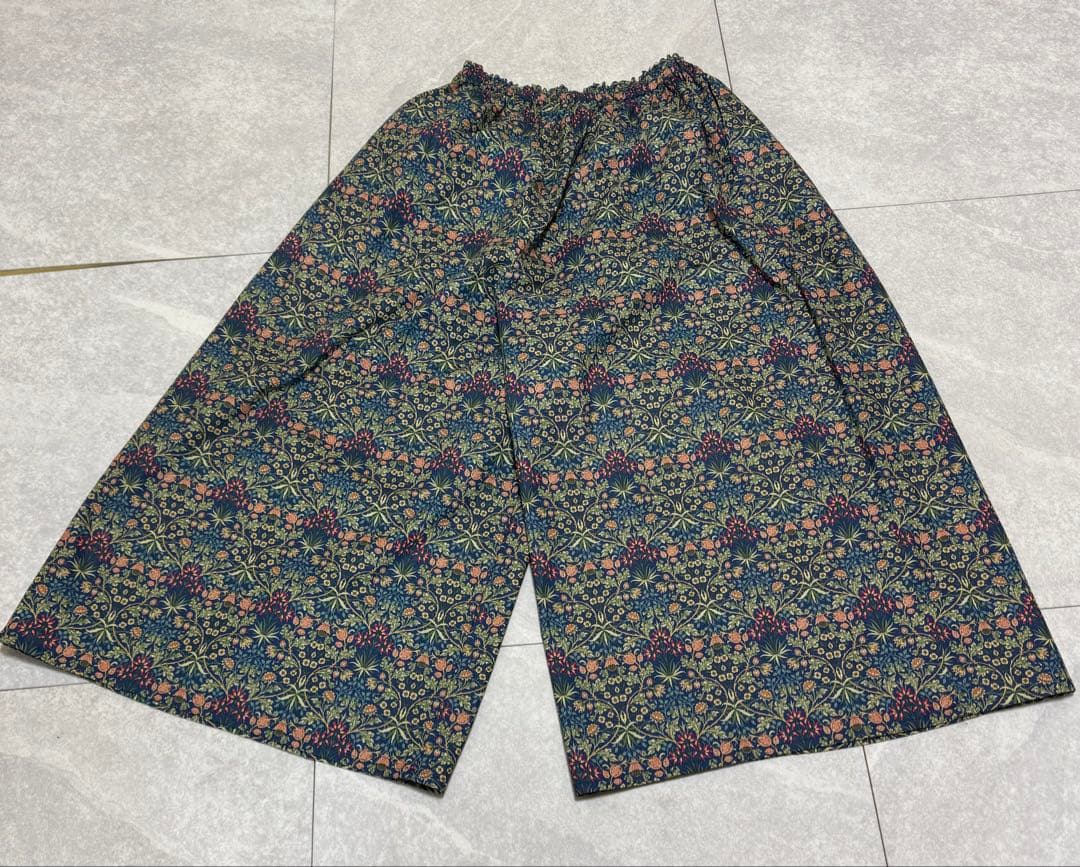 sosotto ソソット　モリス　パンツ ガウチョパンツ　ヒヤシンス　ネイビー