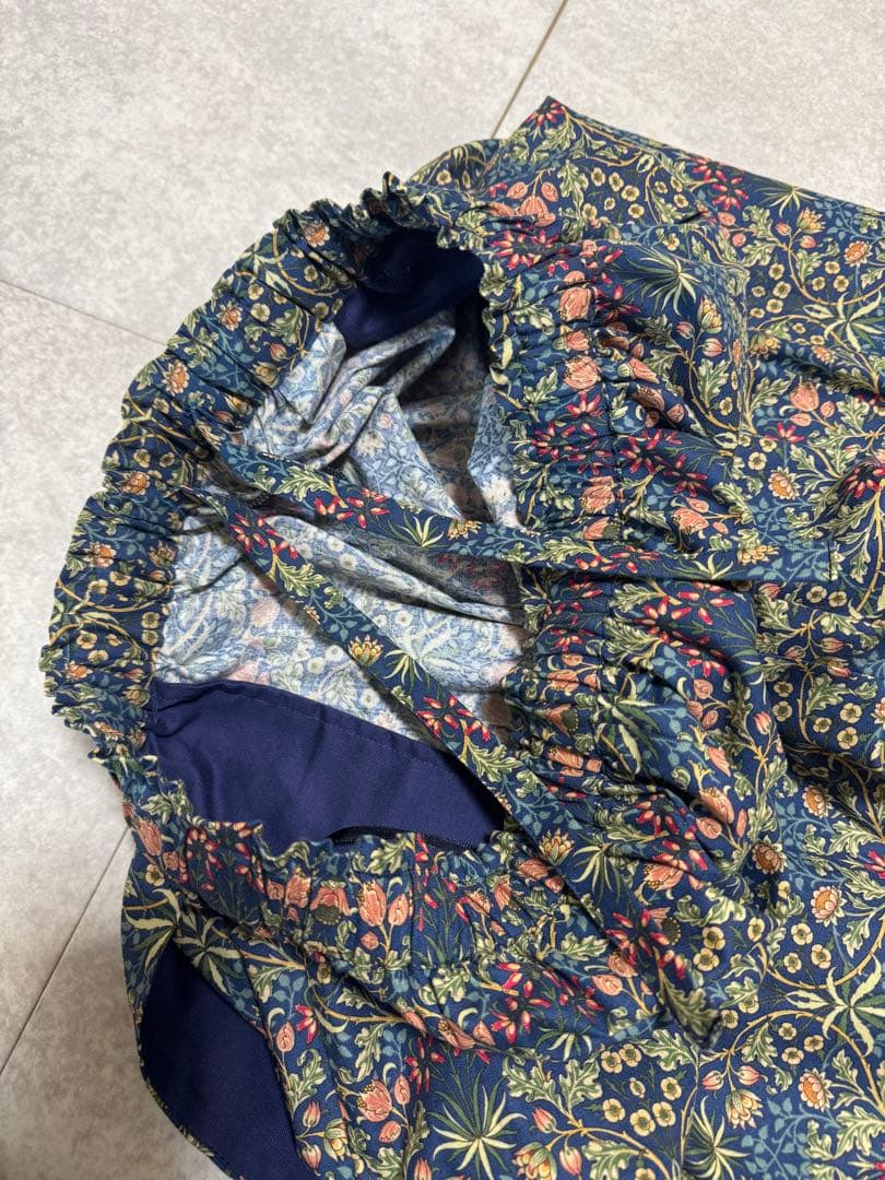 sosotto ソソット　モリス　パンツ ガウチョパンツ　ヒヤシンス　ネイビー