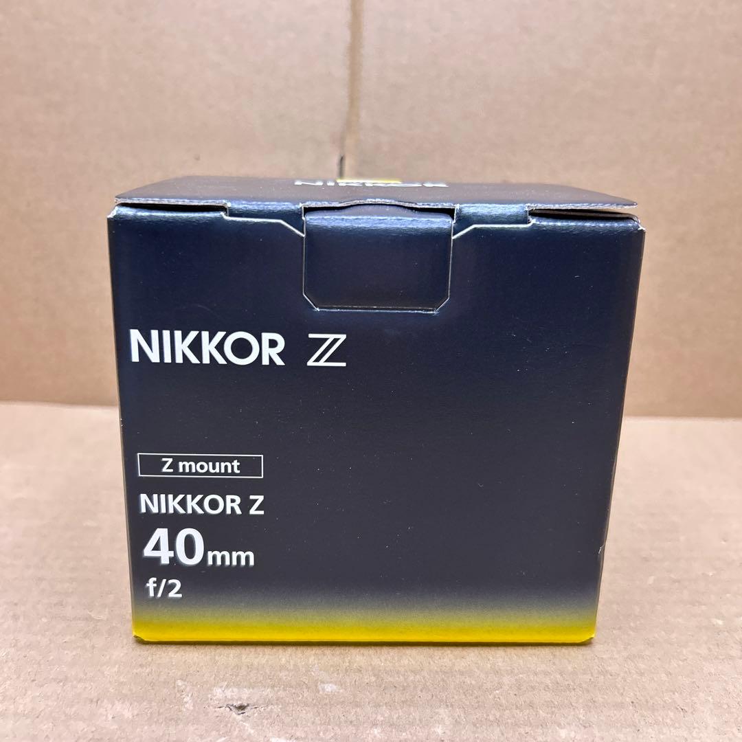 未使用　Nikon 単焦点レンズ NIKKOR Z 40mm f/2 Zマウント