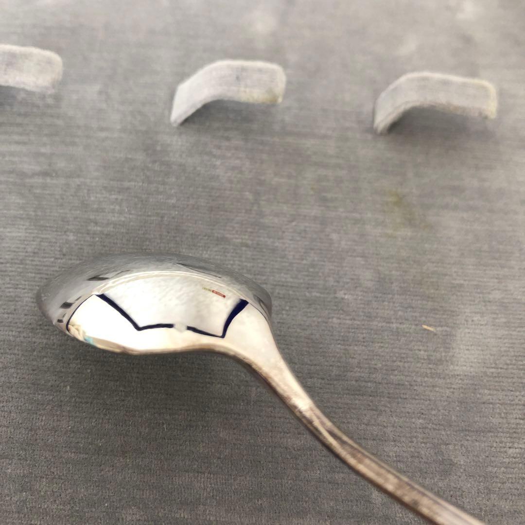 未使用　ラッキーウッド　SILVER950 スプーン5本　純銀製　シルバー950