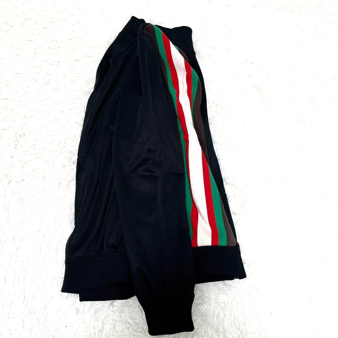 【未使用に近い】グッチ ジャージ スウェット シェリーライン ジップ XL 黒