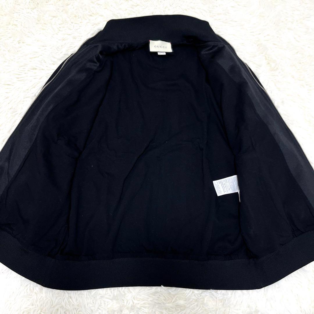 【未使用に近い】グッチ ジャージ スウェット シェリーライン ジップ XL 黒