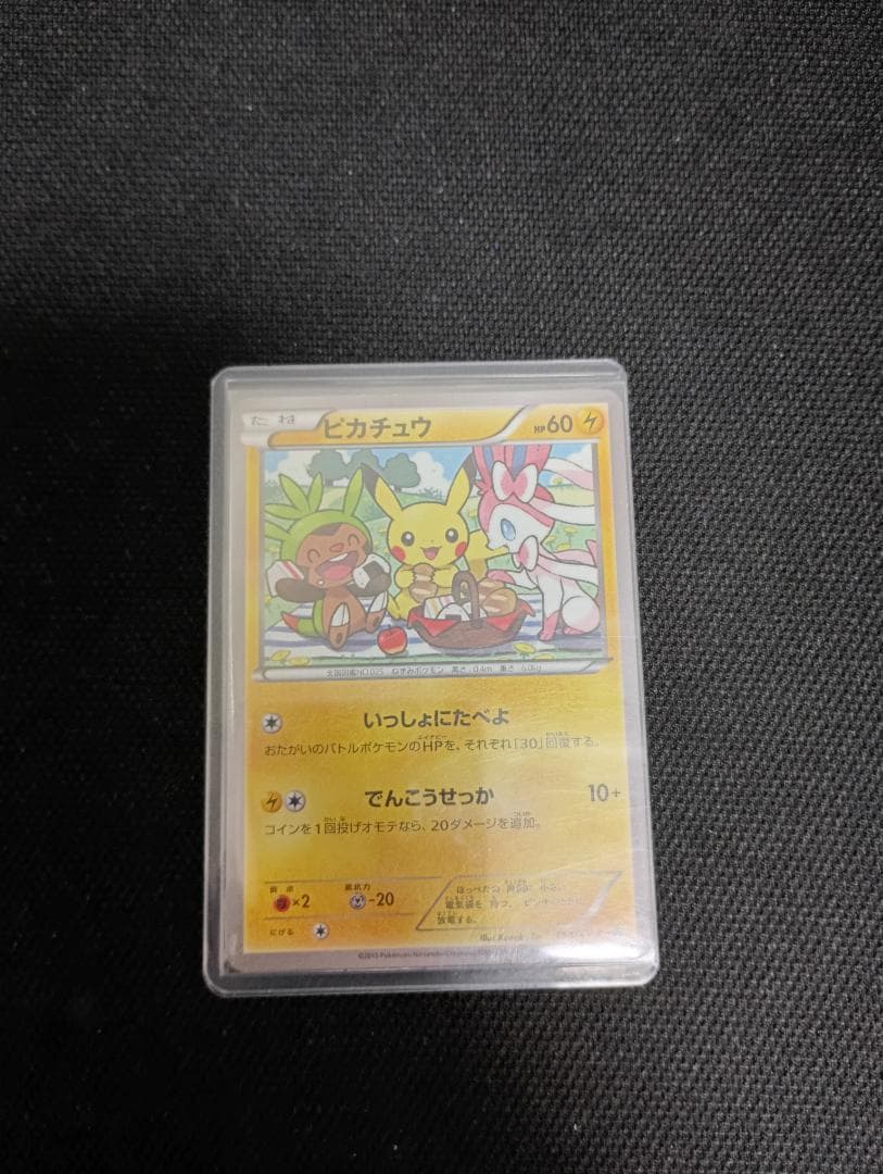 ピカチュウ　いっしょにたべよ　154/xy-p