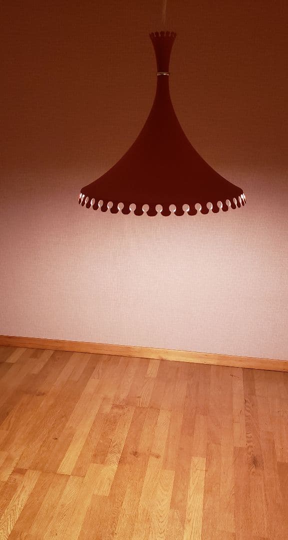 昭和レトロ ペンダントライト 当時物 ナショナル オレンジ