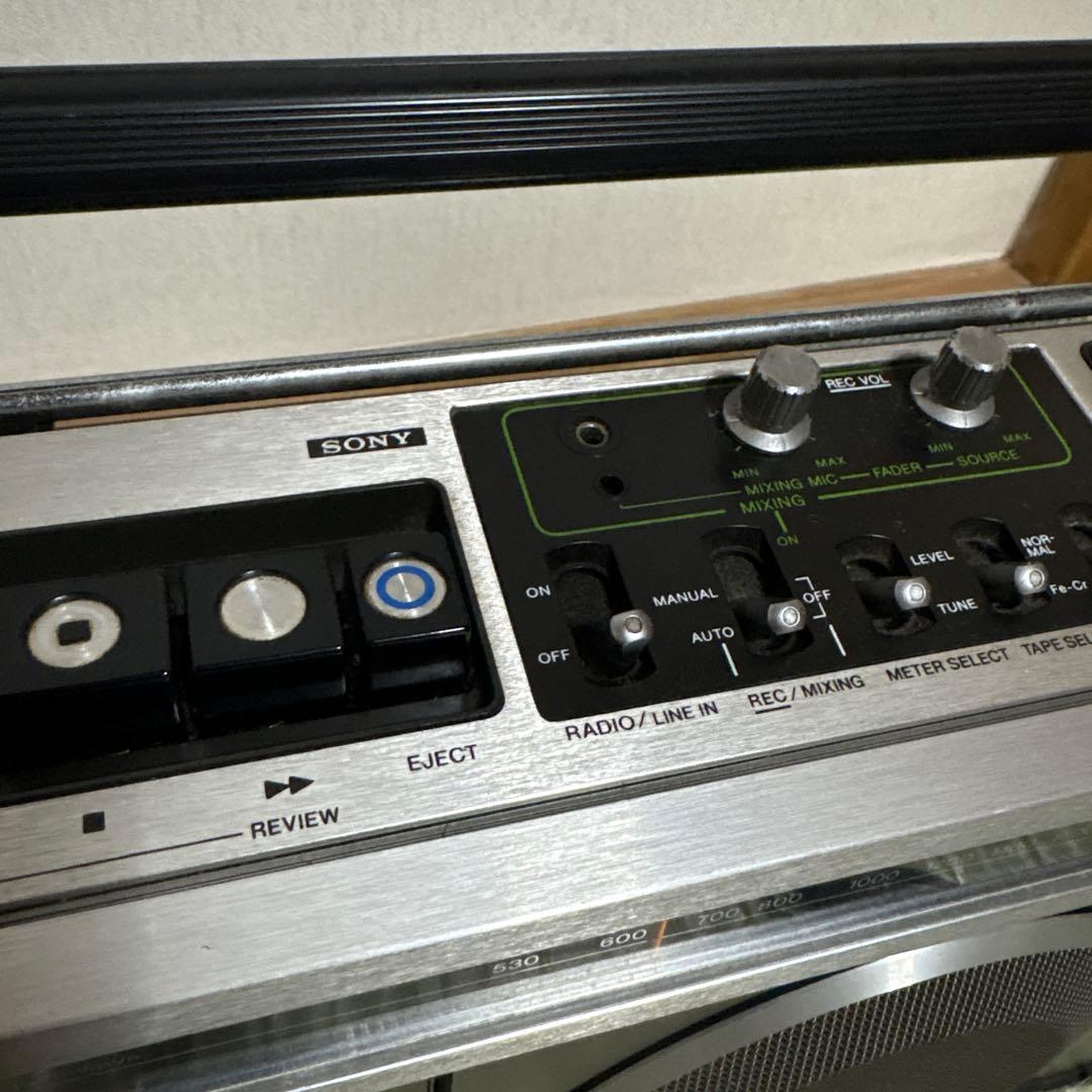 ソニー SONY カセットコーダー ラジカセ CF-1980V 3バンド　レトロ