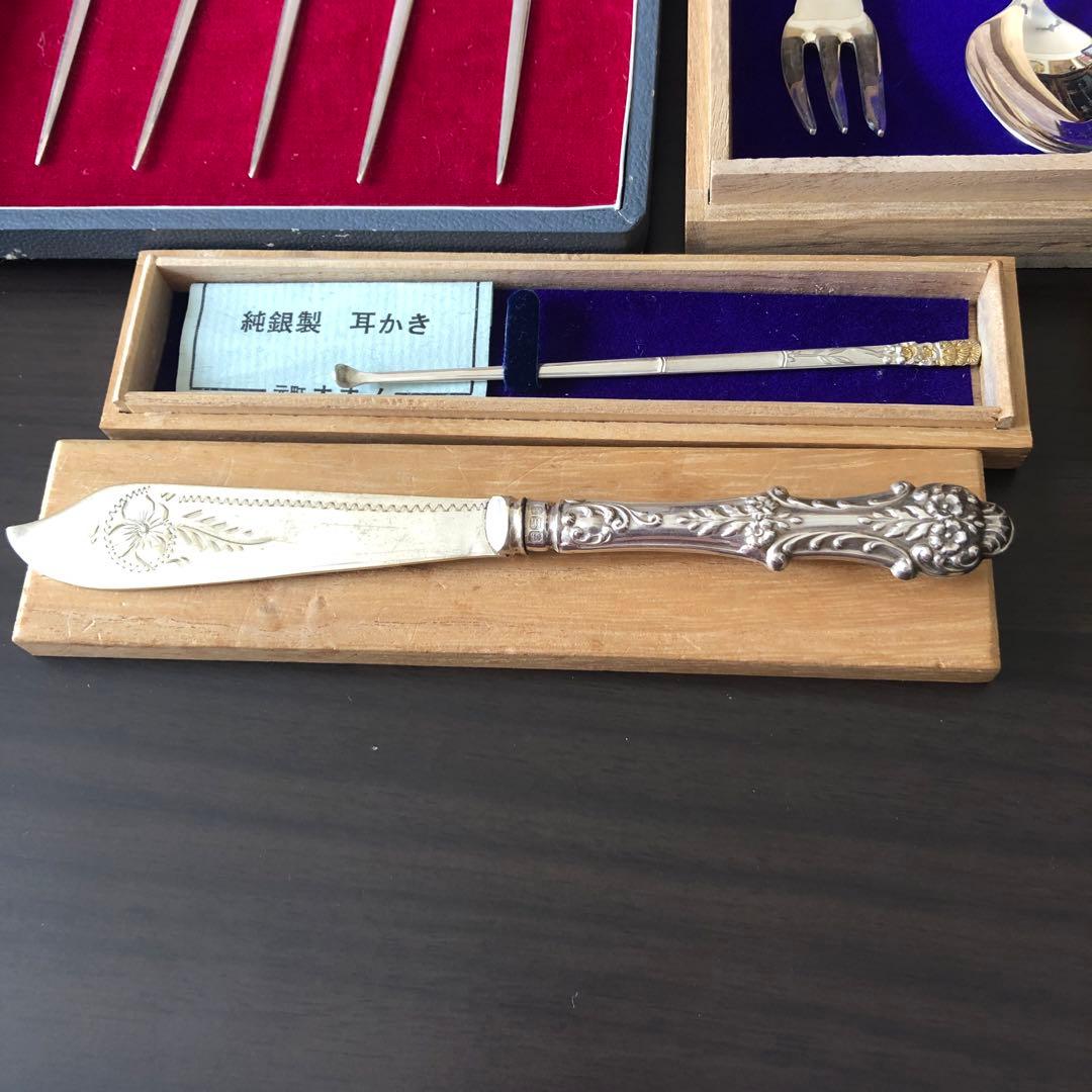 シルバー925 アンティークセット.カトラリー　純銀