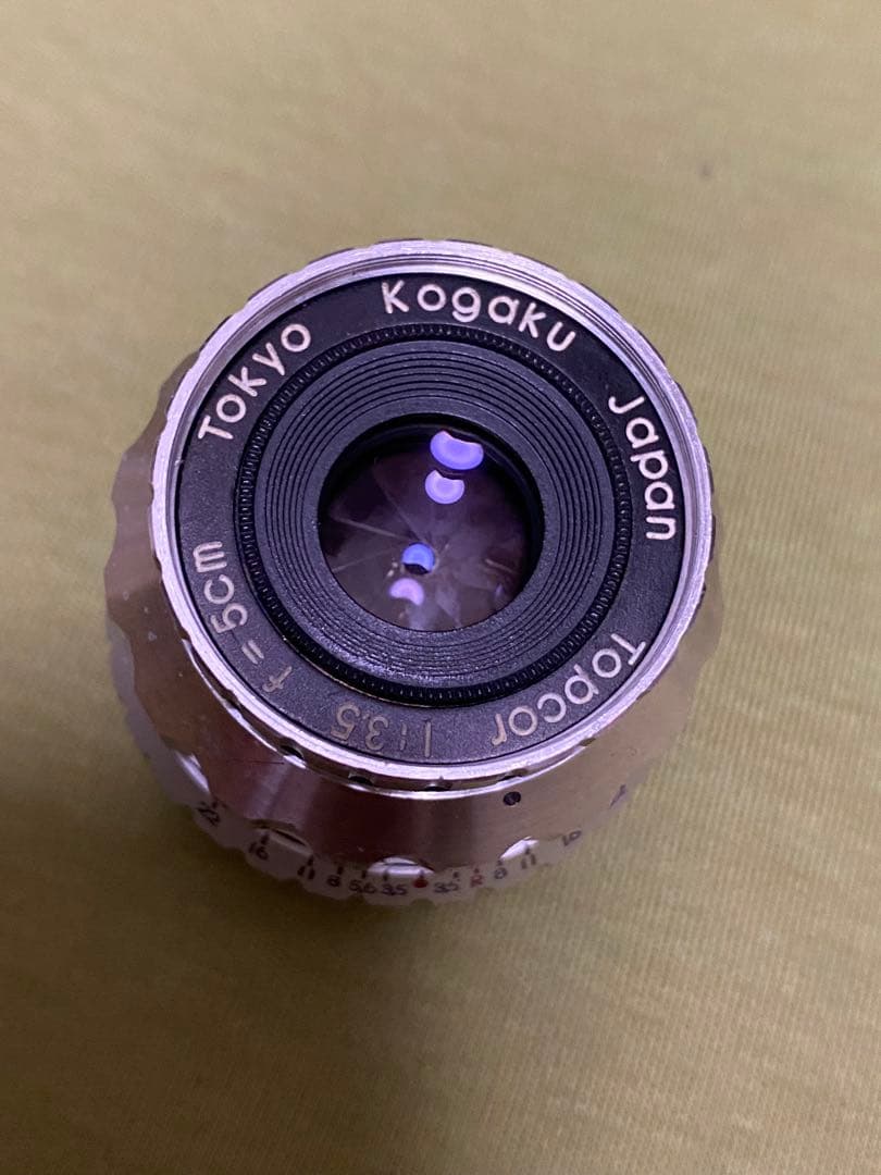 東京光学　Topcor 50mm f/3.5 レンズ　L39