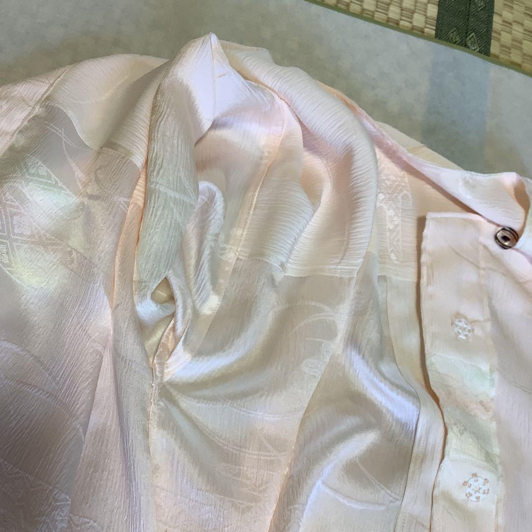 長襦袢反物から仕立てたシルクパジャマ　⑱