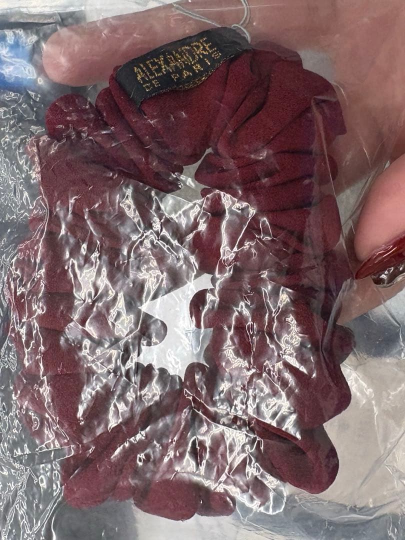 パ*ナ様 ALEXANDRE DE PARIS ボルドーシュシュ 新品未使用