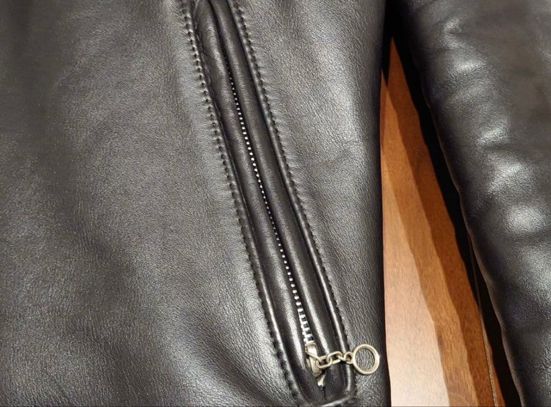 美品　schott641 40インチ　シングルライダース　インナーボア付