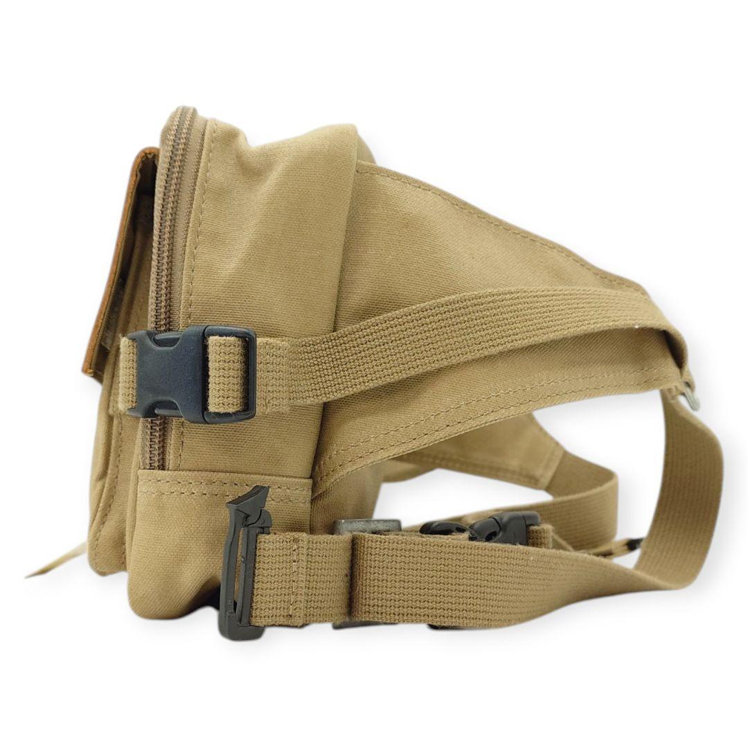 【新品】PORTER ポーター FIELD コットン レザー ウエストバッグ