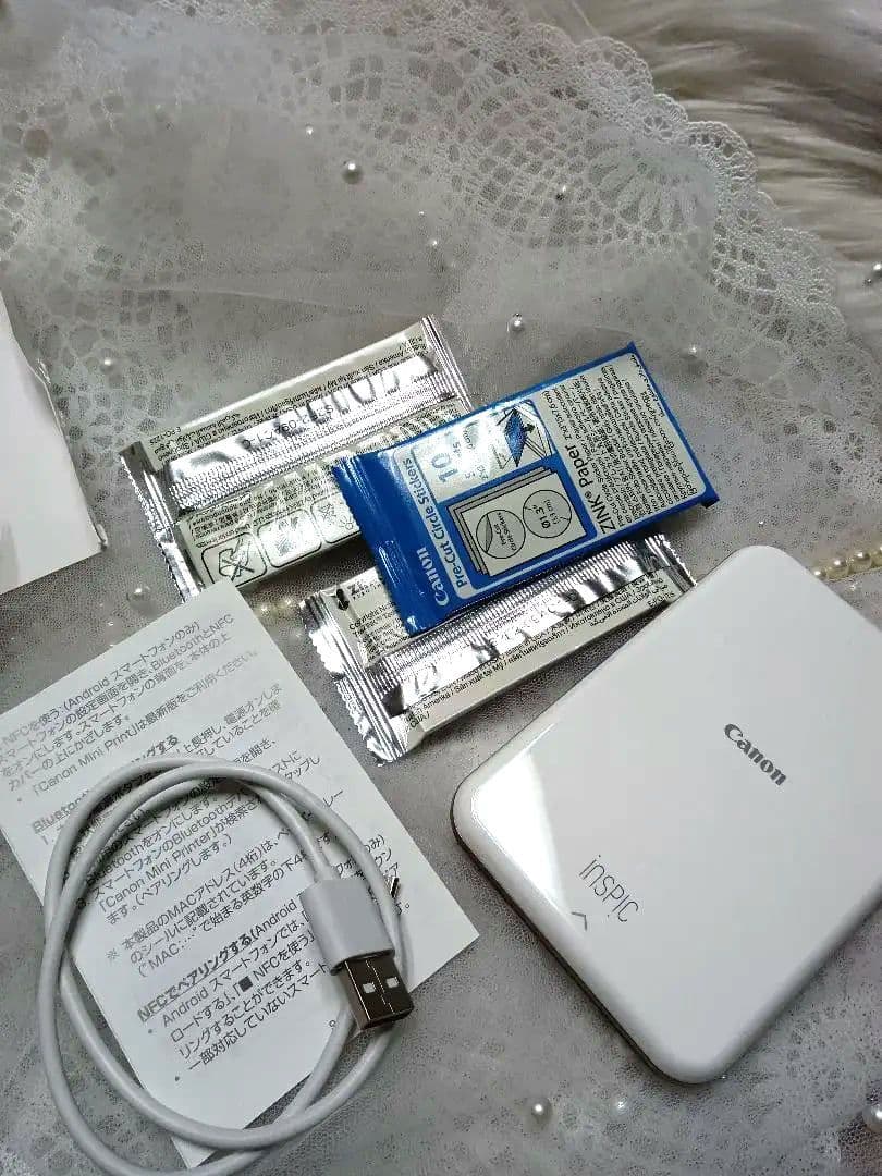 Canon INSPIC PV-123-SP ホワイト ポータブルプリンター