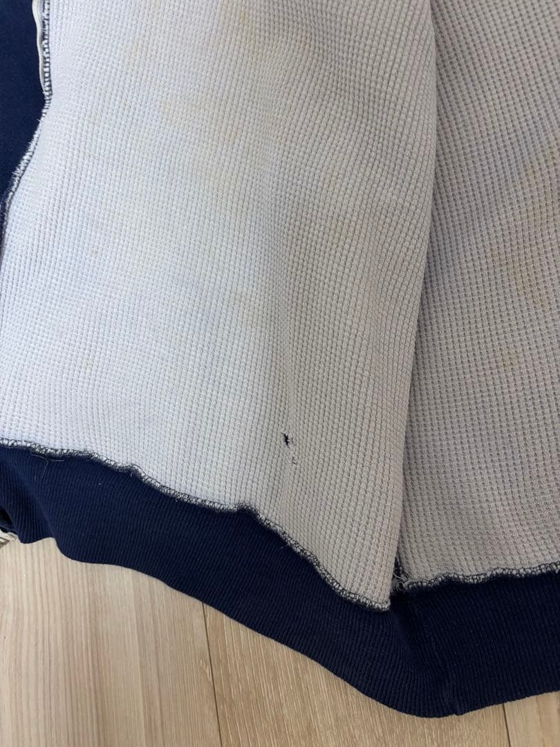 k*迎様 【ルーマニア製】 フルジップパーカー ネイビー XL ダブルフェイス