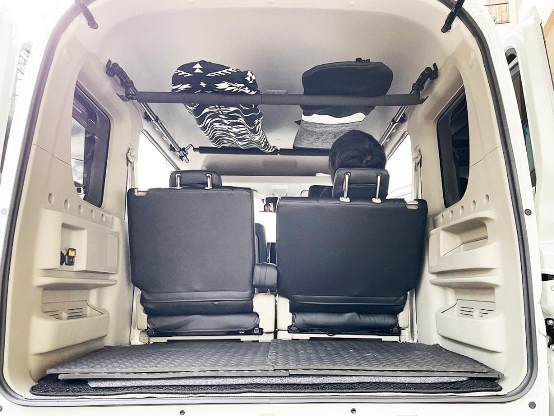 [中古品]DA17W・DA17V サイドバー&凸スライドバー2本 マットブラック