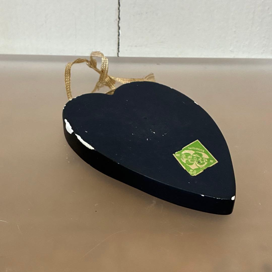 昭和レトロ　竹久夢二　壁掛け　ハート　ハートマーク　戦前
