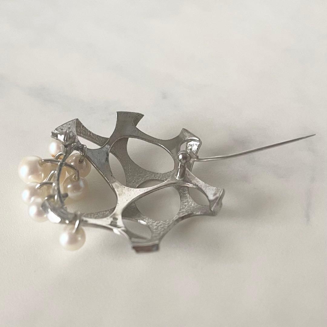 美品✨田崎真珠 TASAKI タサキ アコヤ真珠 パール ブローチ コサージュ