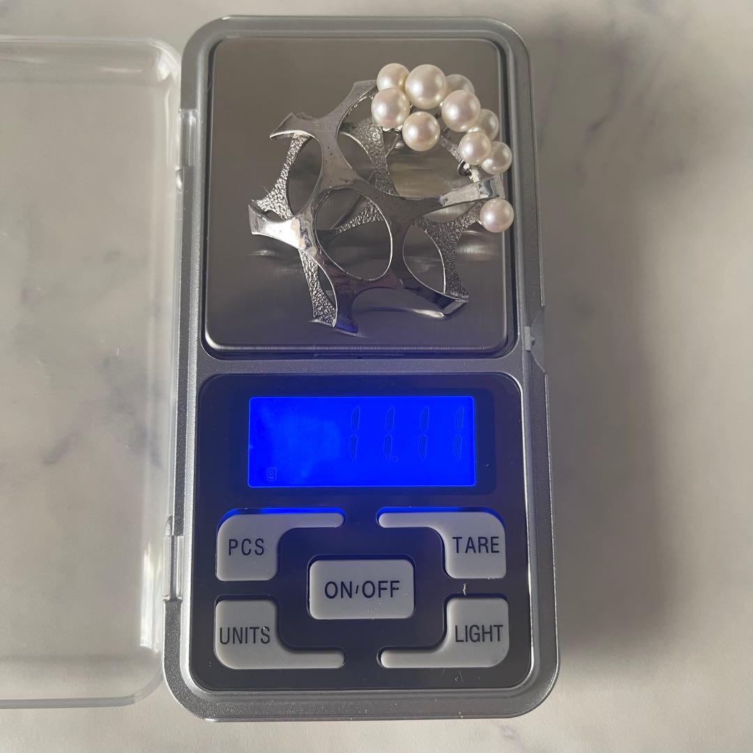 美品✨田崎真珠 TASAKI タサキ アコヤ真珠 パール ブローチ コサージュ