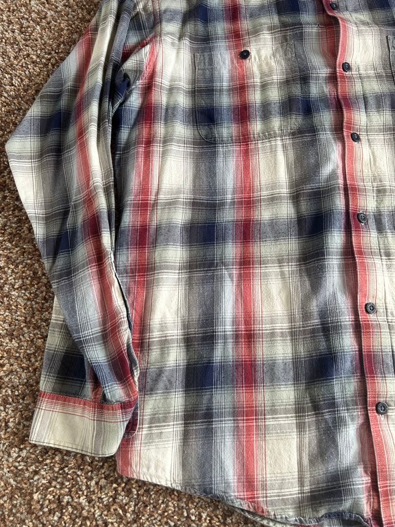 【希少】Patagonia オンブレチェック柄シャツ　XLサイズ