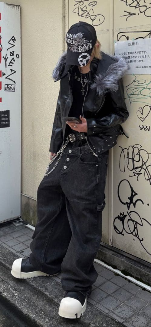 cozy worldwide レザージャケット　M