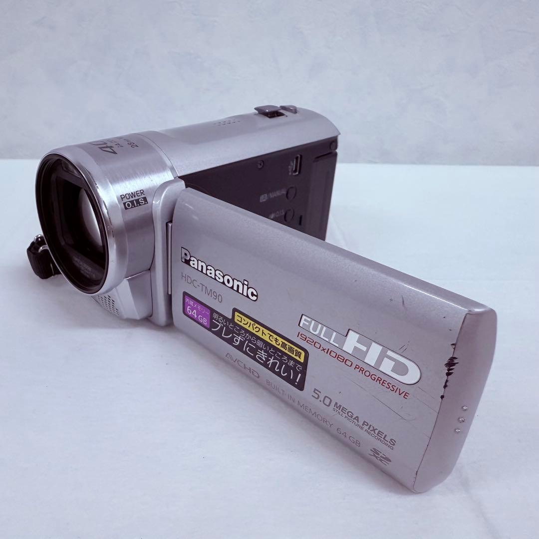 Panasonic HDC-TM90 64GB内蔵メモリー 付属品多数 シルバー
