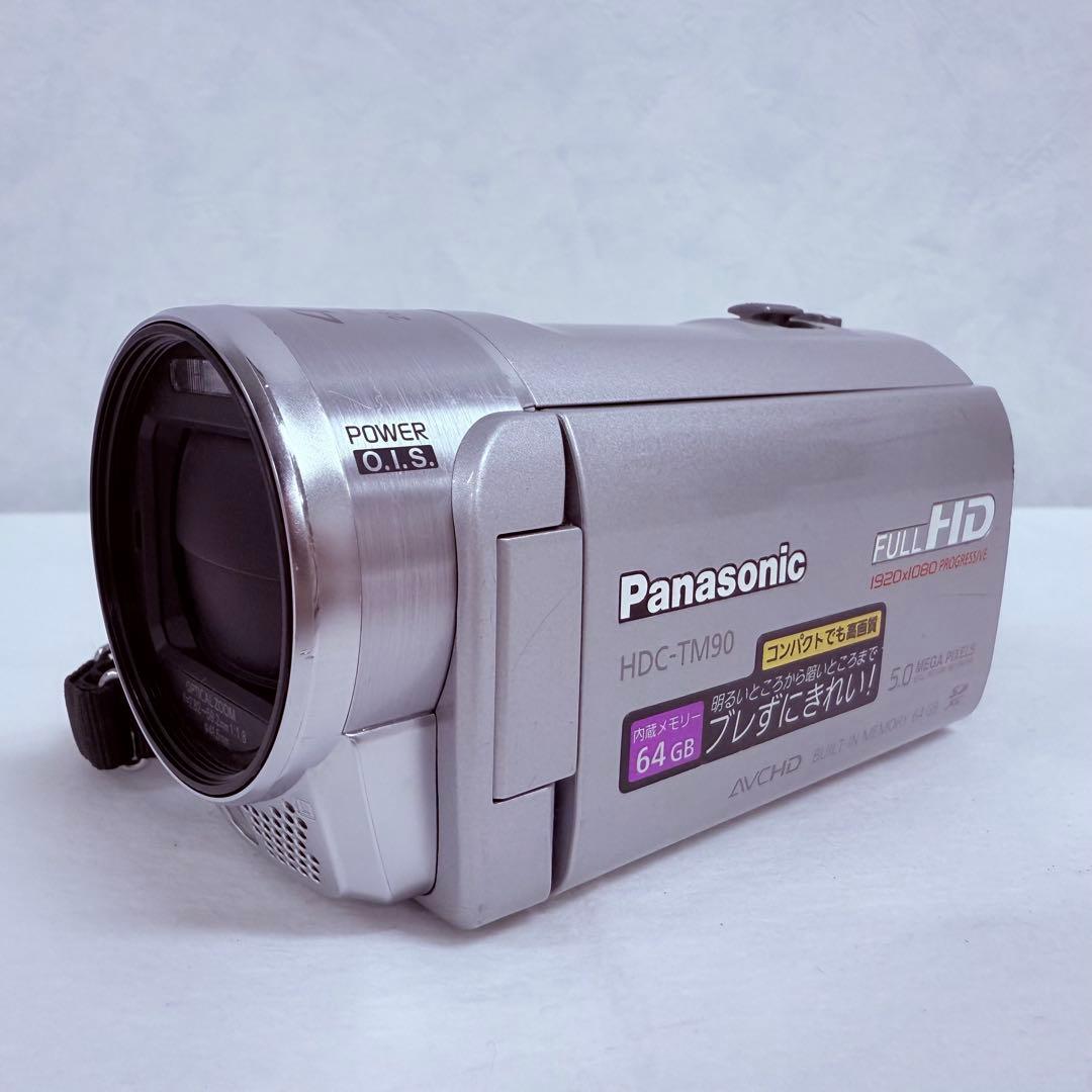 Panasonic HDC-TM90 64GB内蔵メモリー 付属品多数 シルバー