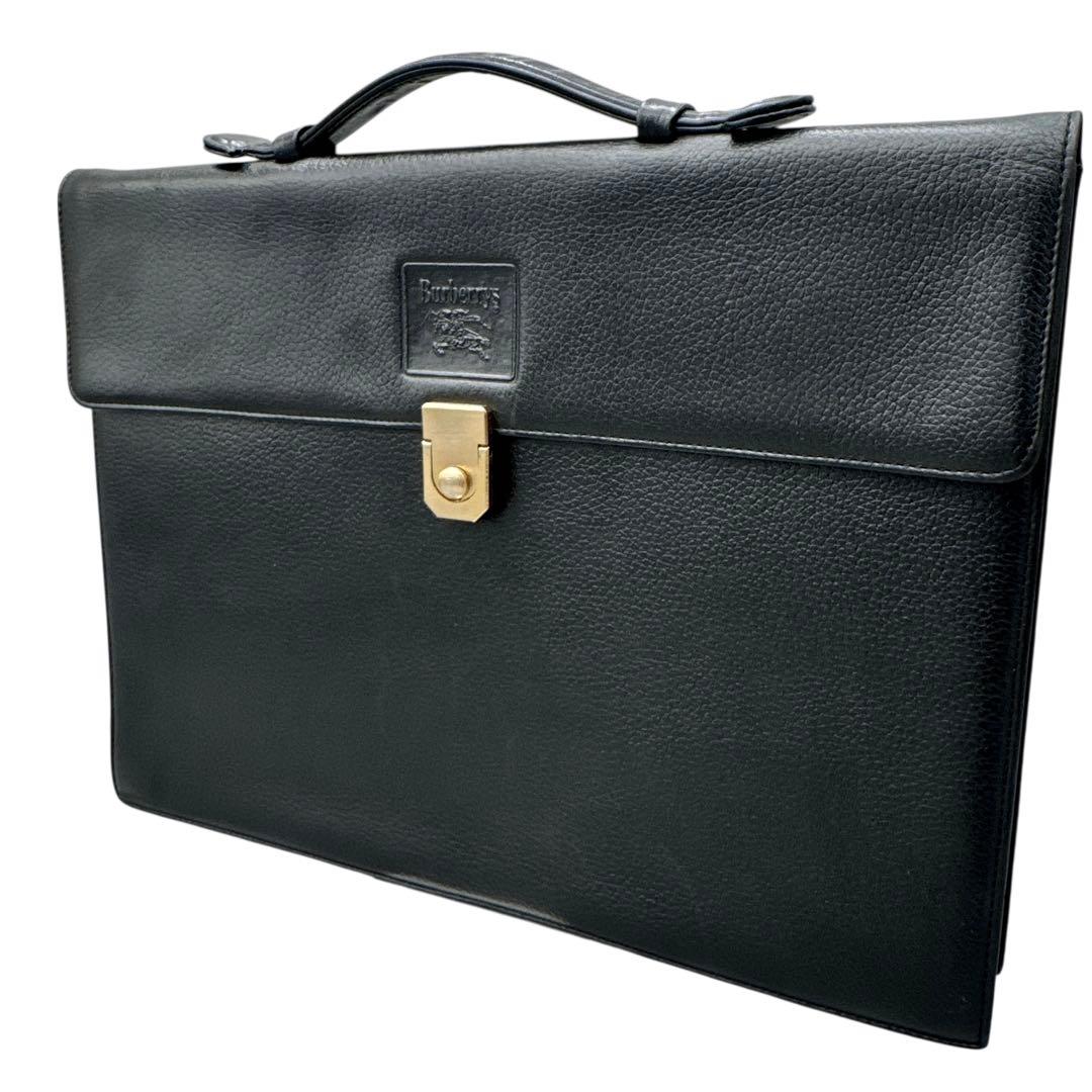 バッグ Burberry Shadow Horse Briefcase Black