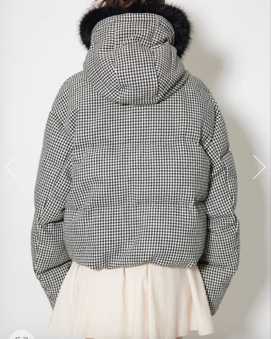 リエンダ ツイードダウンジャケット