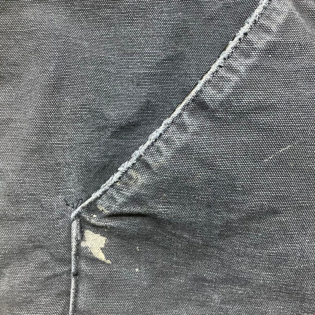 CARHARTT ダックベスト 紺 XL フェード カーハート USA製 腰ゴム