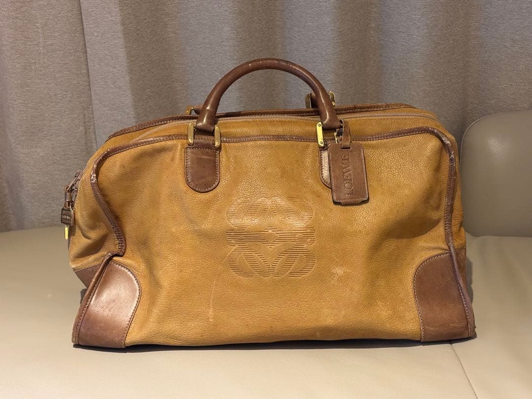 か*ず様 LOEWE ロエベ アマソナ50 アナグラム レザー