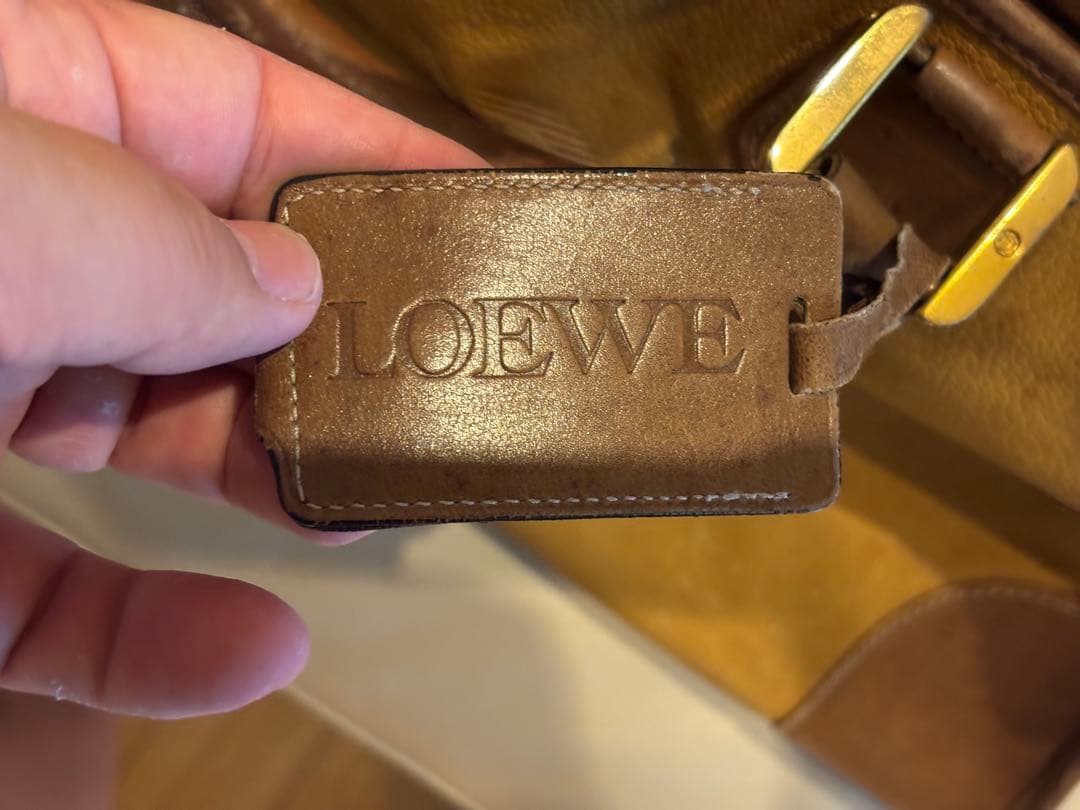 か*ず様 LOEWE ロエベ アマソナ50 アナグラム レザー