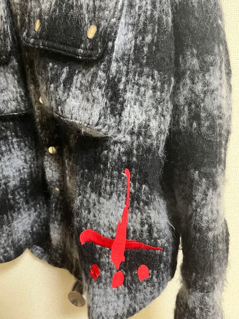 【祝日限定値下げ】カタリスト　モヘヤチェックシャツ　cvtvlist