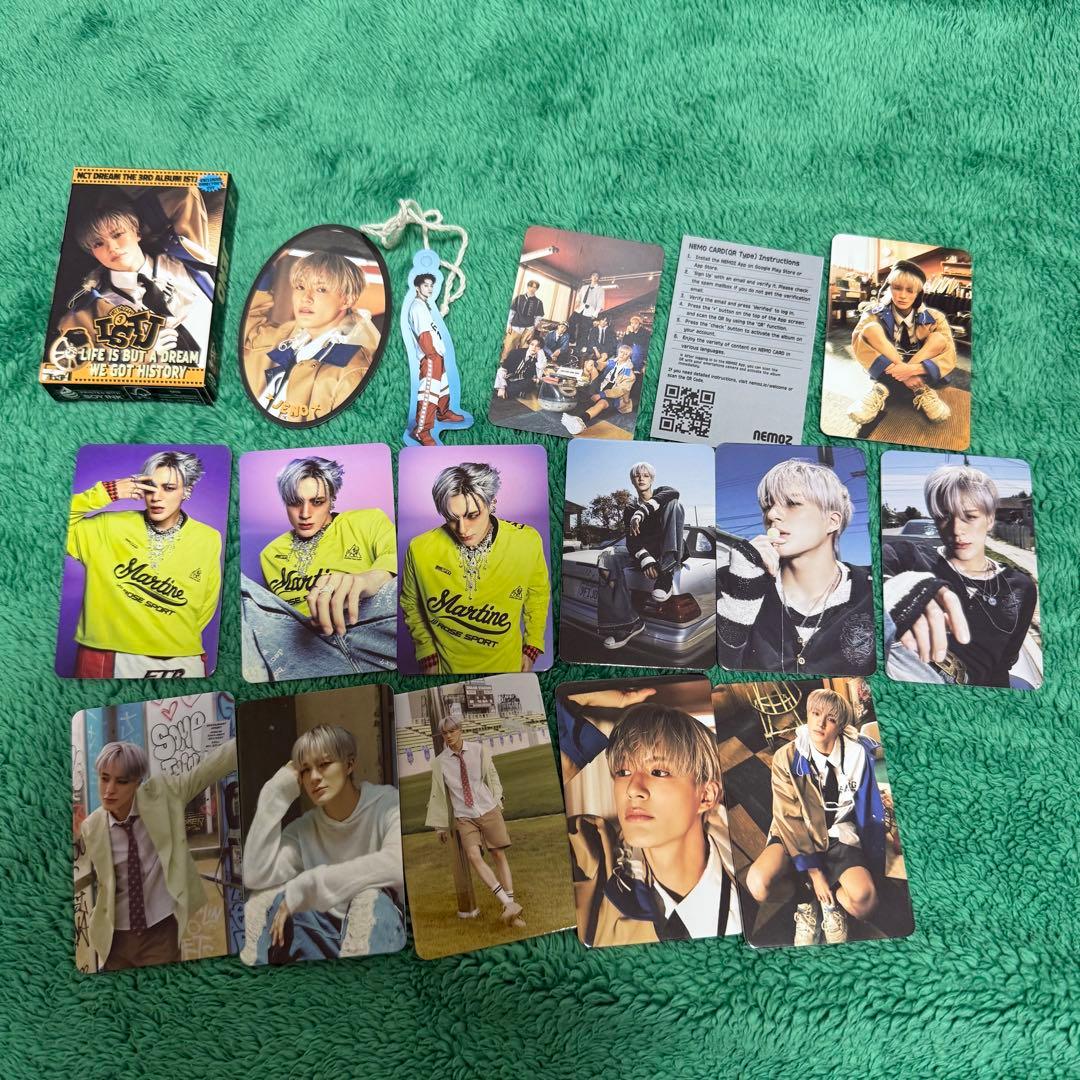 NCT DREAM ジェノ トレカ アクキー ポスター うちわ まとめ売りCD