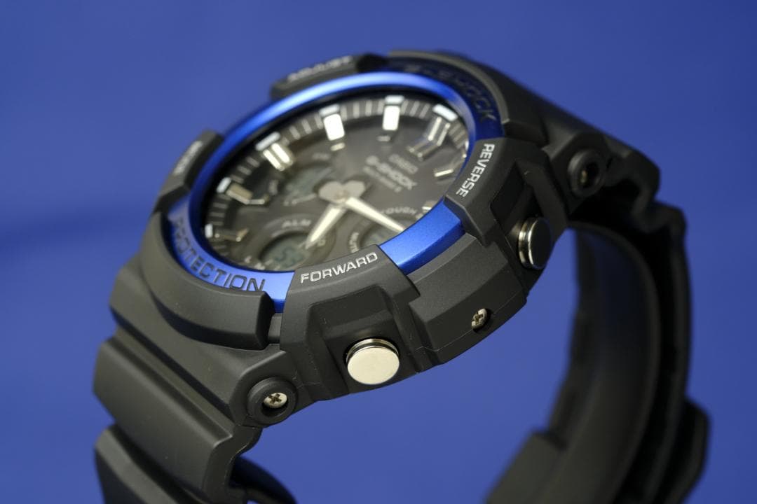 【美品】G-SHOCK GAW-100B 電波ソーラー／ビッグケース (114)
