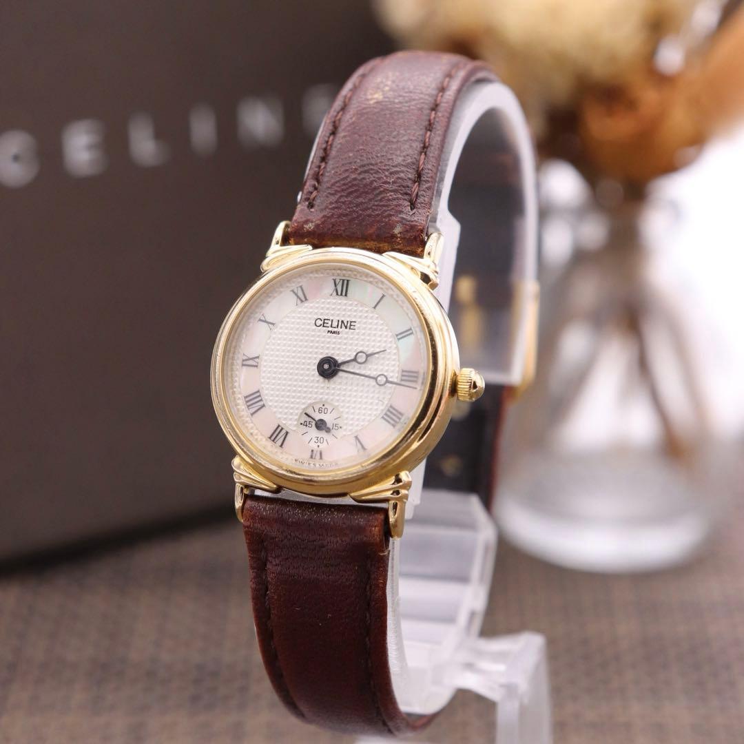 正規品【新品電池】CELINE D2903-3/動作良好 人気モデル 動作品
