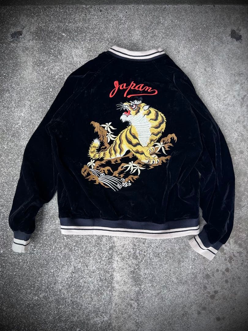 5日22時まで限定価格！ 希少Mサイズ　50年代別珍A.B面ビンテージスカジャン