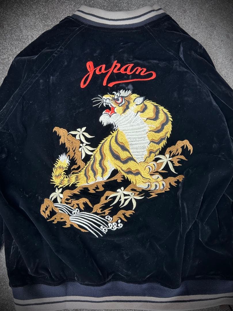 5日22時まで限定価格！ 希少Mサイズ　50年代別珍A.B面ビンテージスカジャン