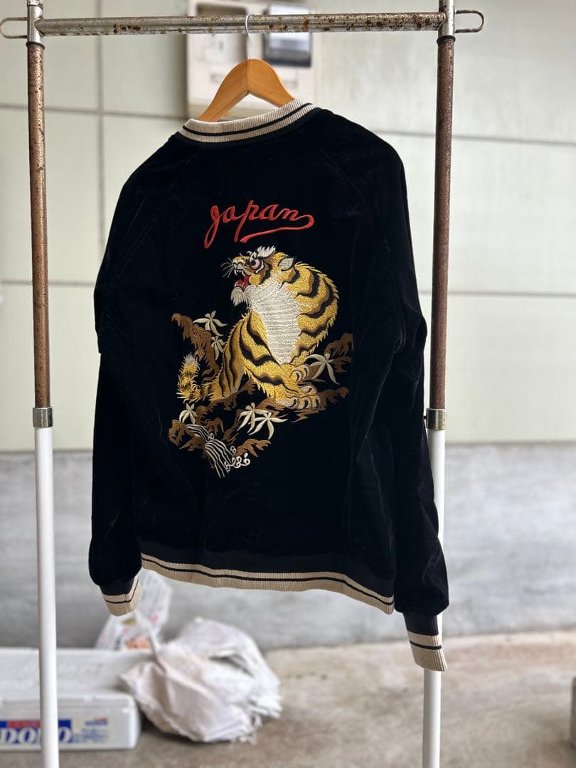 5日22時まで限定価格！ 希少Mサイズ　50年代別珍A.B面ビンテージスカジャン