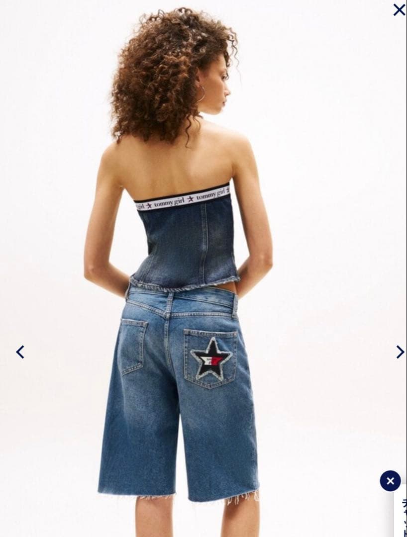 新品未使用  jeans  Girl デニムチューブトップ