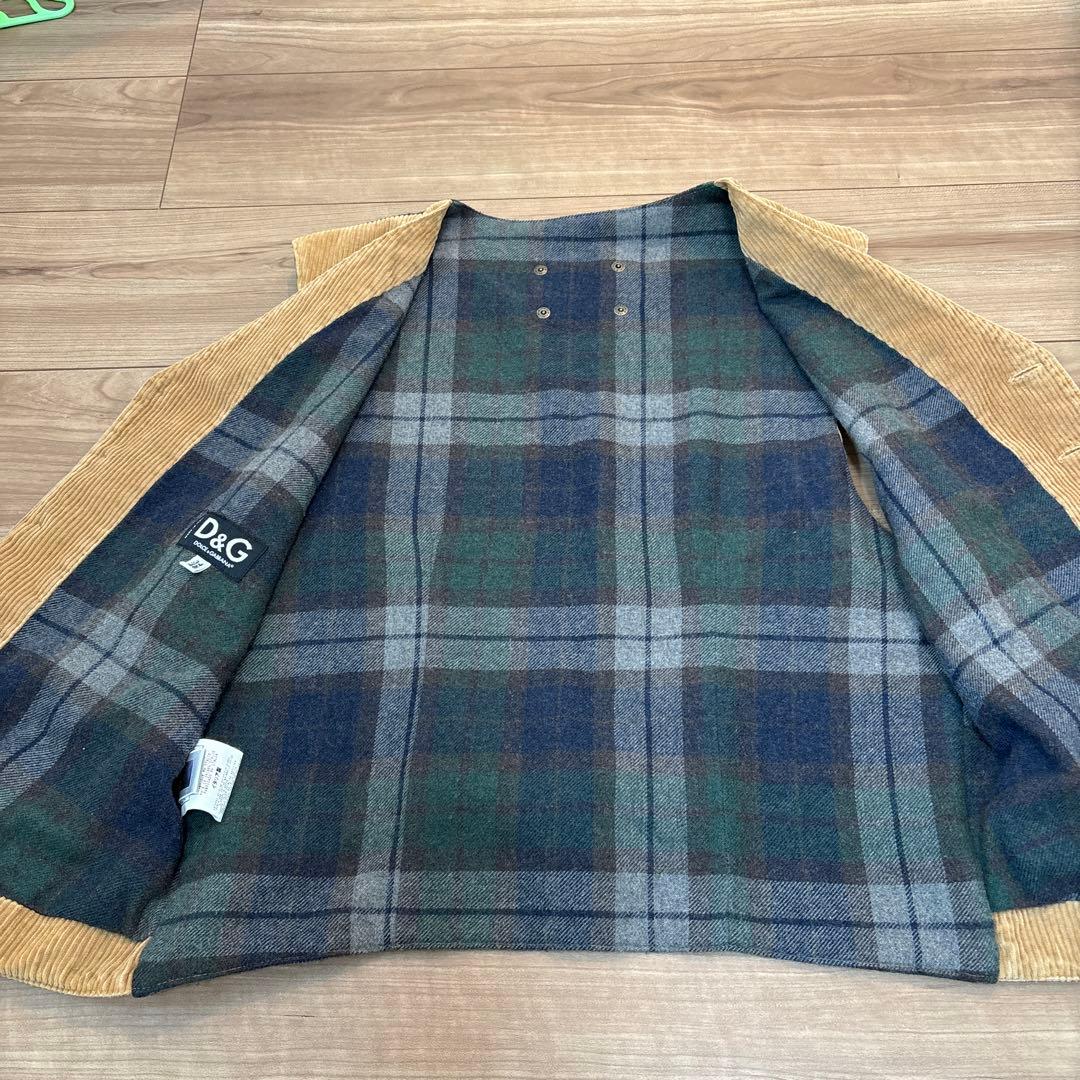 D&G チェック柄 ベスト