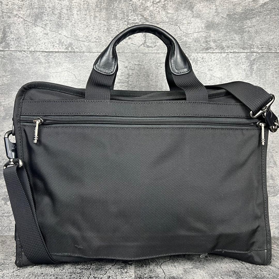 TUMI 2way ビジネスバッグ PC収納可 多ポケット 黒