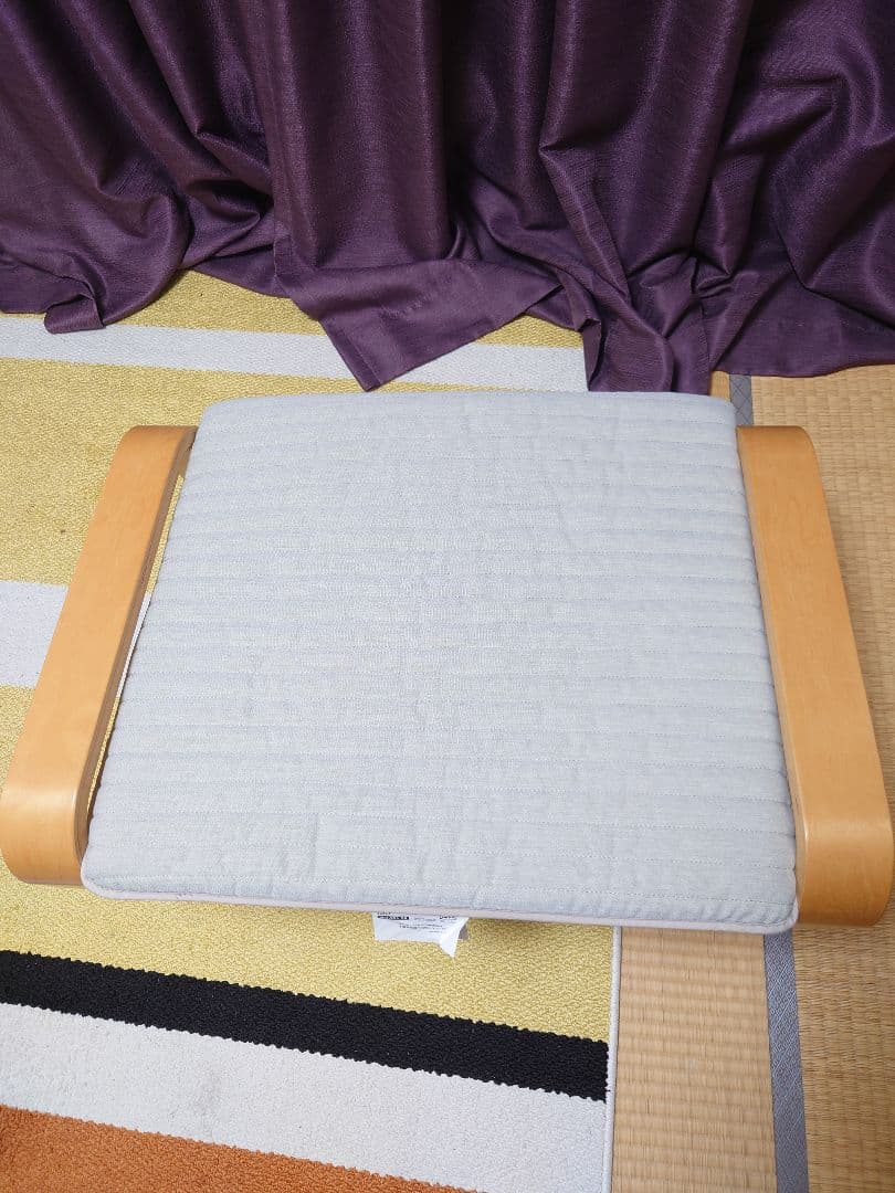 イケア IKEA ポエング ロッキングチェア オットマンセット