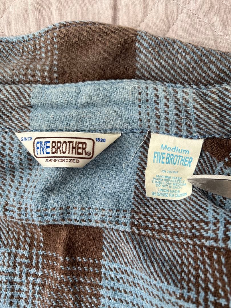 FIVE BROTHER ネルシャツ M ファイブブラザー フランネル