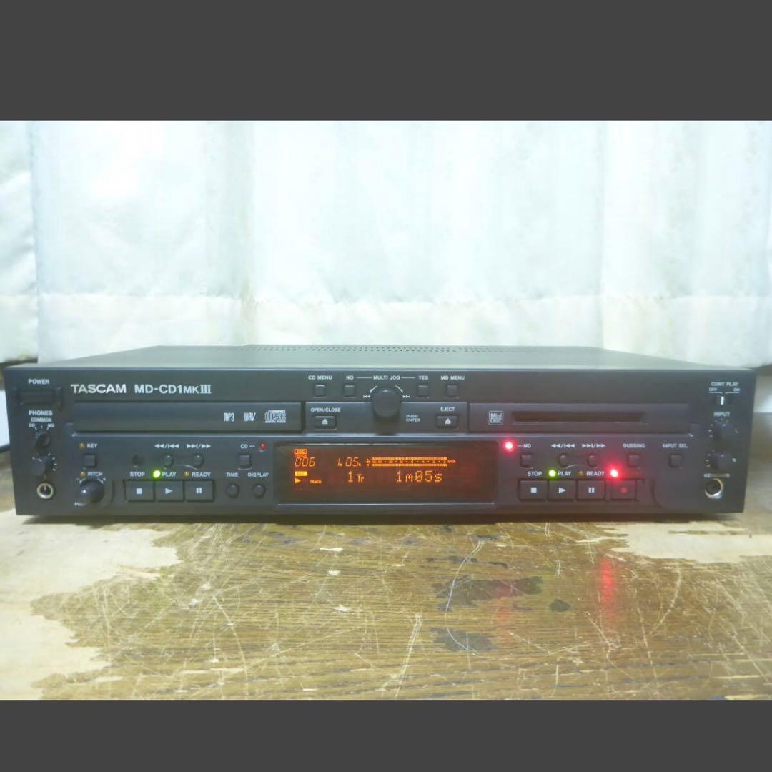 【美品】TASCAM タスカ厶 MD-CD1MK3 MD-CD1Ⅲ ③