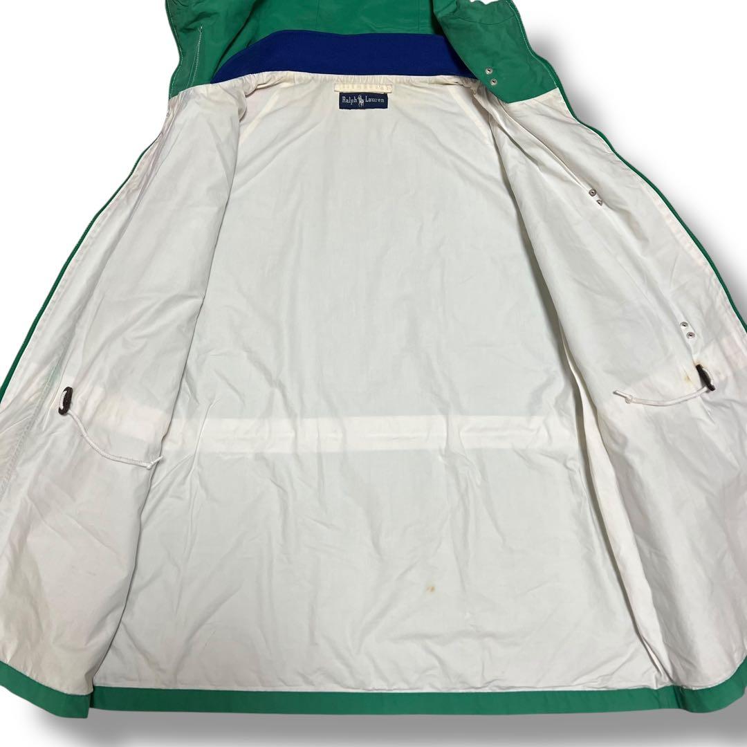 90s ポロラルフローレン マウンテンパーカー クレイジーパターン デッキフック